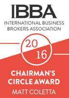 Business Broker Chairmans Circle Award, International Business Brokers Association